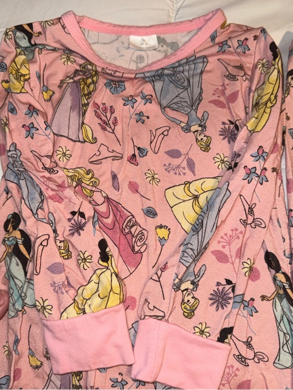 Toddler Pink Disney Princess Bamboo Pajamas
